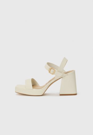 MONTSE - Sandales à talons hauts - white/bone