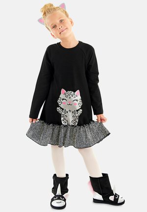 Denokids, SILVER LEOPARD - Vestido informal - schwarz