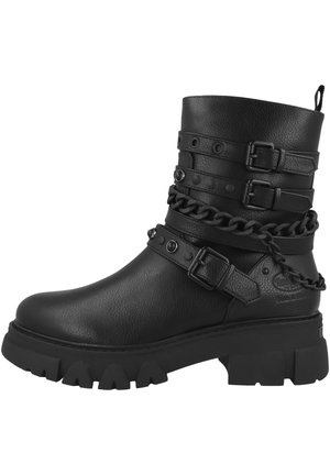 Botines con plataforma - allblack (49pu205-610101)