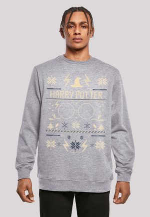 F4NT4STIC HARRY POTTER CHRISTMAS - Sweatshirt - heather grey