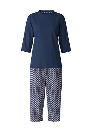 COASTAL DREAMS 3/4 SET - Nachtwäsche Set - peacoat blue