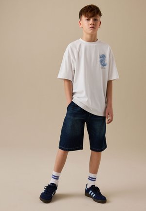 Next, SHORT SLEEVE GRAPHIC - T-Shirt print - white dragon