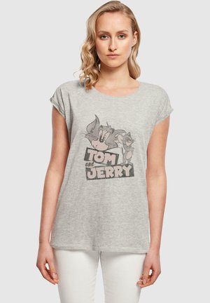 TOM AND JERRY - CARTOON - Print T-shirt - heather grey