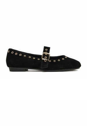 Lasocki, LASOCKI WOMEN'S BALLET FLATS BLACK - Baleríny s páskem - black