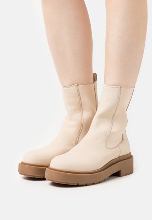 Zign, Bottines à plateau - beige