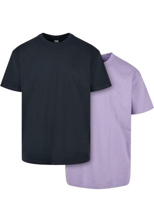 HEAVY 2-PACK - T-shirts - midnightnav lavender