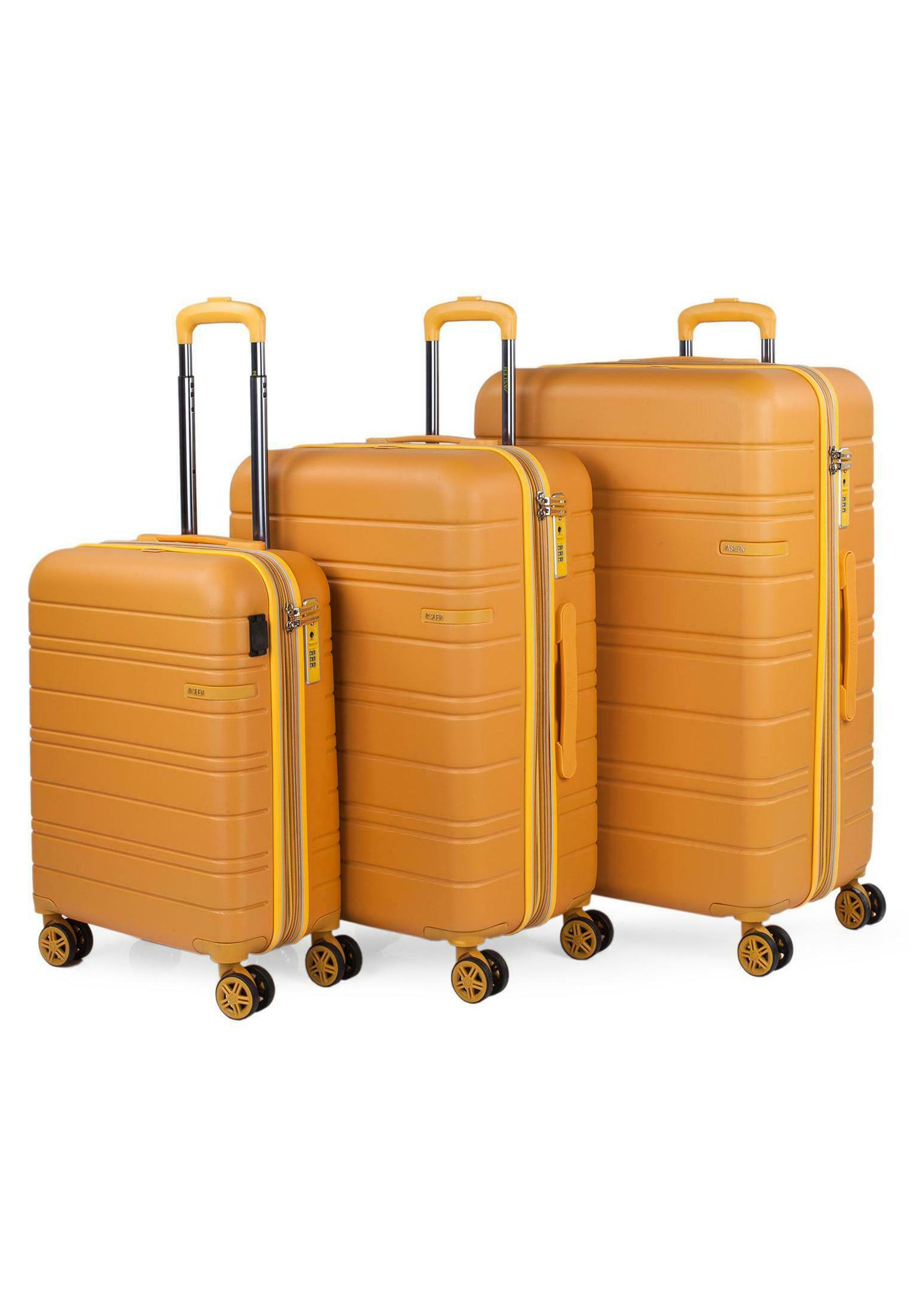 JASLEN SAN MARINO 3PACK - Juego de maletas - mostaza
