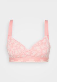 WOMEN PADDED PRINTED - Bustier - coral