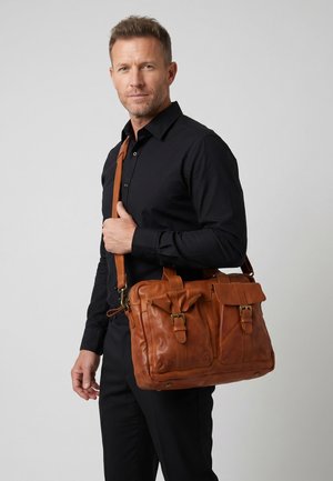VENEZIA, BRIEFCASE, brązowy