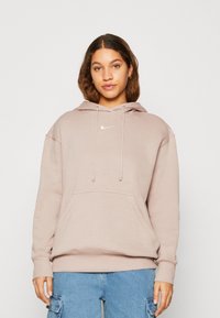 Nike Sportswear - PHOENIX HOODIE LOOSE FIT - Sweater - diffused taupe/sail Miniatuurafbeelding 1