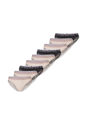 9-PACK - Trosor - black/beige/beige