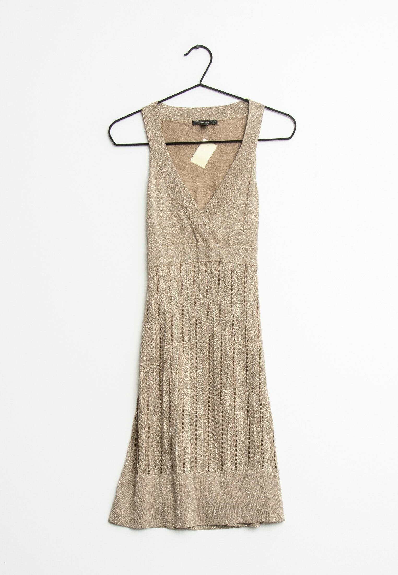 Mango Vestido de punto - gold/dorado - Zalando.es