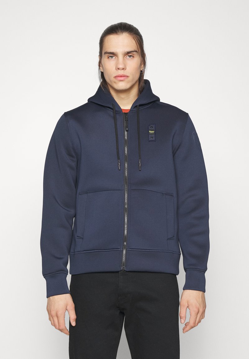 Blauer FULL ZIPPER STANDING HIGH NECK Zipup sweatshirt navy/dark