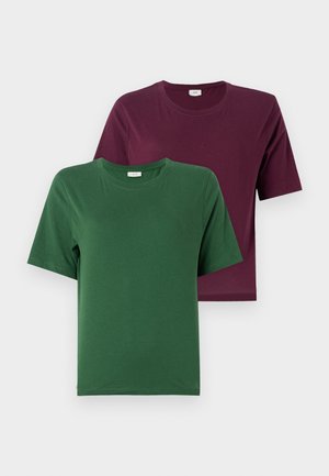 JDYREX 2 PACK  - T-shirt basic - wine tasting/greener pastures
