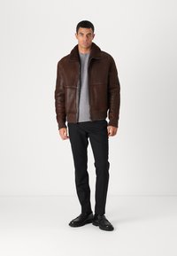 Belstaff TRACE JACKET - Nahkjakk - teak brown