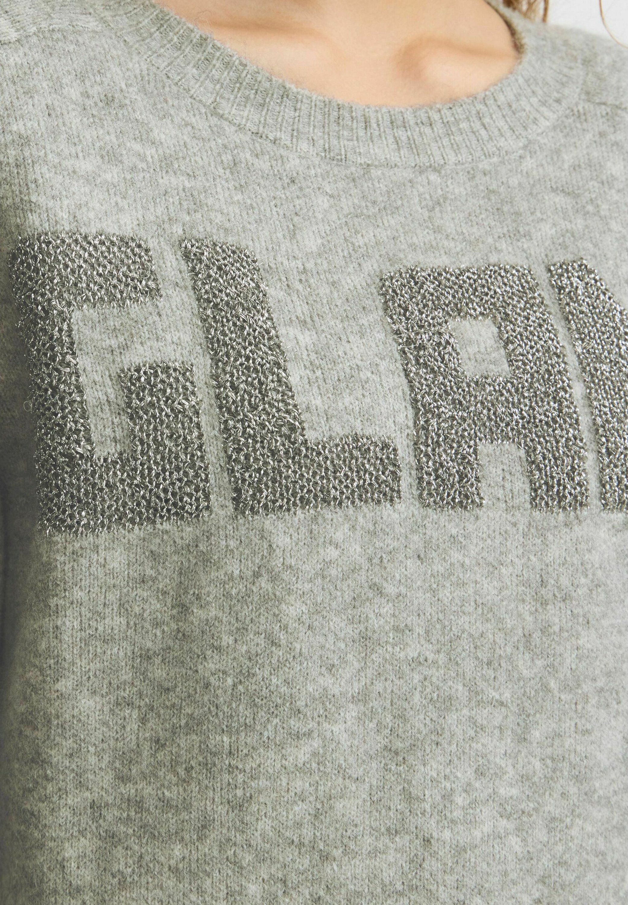 売れ筋商品|||イチ ニット&セーター レディース アウター IHMACON LS8 - Jumper - grey melange ICHI IHMACON LS8 - Jumper - grey melange/grey - Zalando