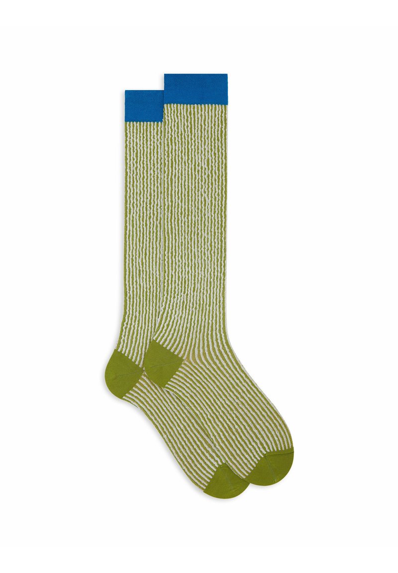 Gallo WITH SEERSUCKER MOTIF - Calze - erba