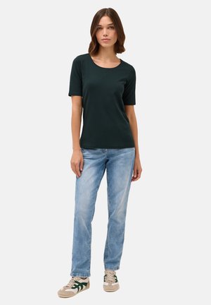 IN UNIFARBE - T-shirt basique - grün