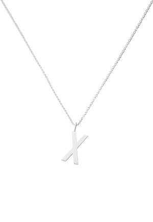 Design Letters HALSKETTE MIT GROSS INITIAL CHARM SILBER (A-Z) - Collier - silver coloured
