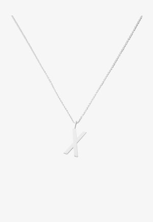 Design Letters HALSKETTE MIT GROSS INITIAL CHARM SILBER (A-Z) - Collier - silver coloured