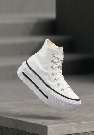 Converse, CHUCK TAYLOR ALL STAR LIFT DOUBLE STACK PLATFORM - Sneakers high - white/black