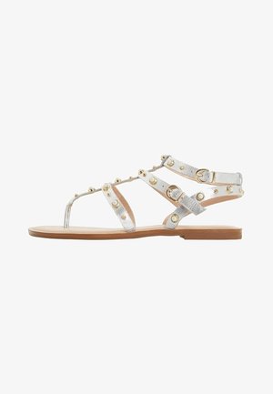 Dune London, Riemensandalette - silver-coloured