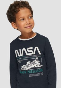 s.Oliver MIT NASA-PRINT - T-Shirt print - navy
