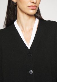 pure cashmere OVERSIZED CARDIGAN - Kardigan - black