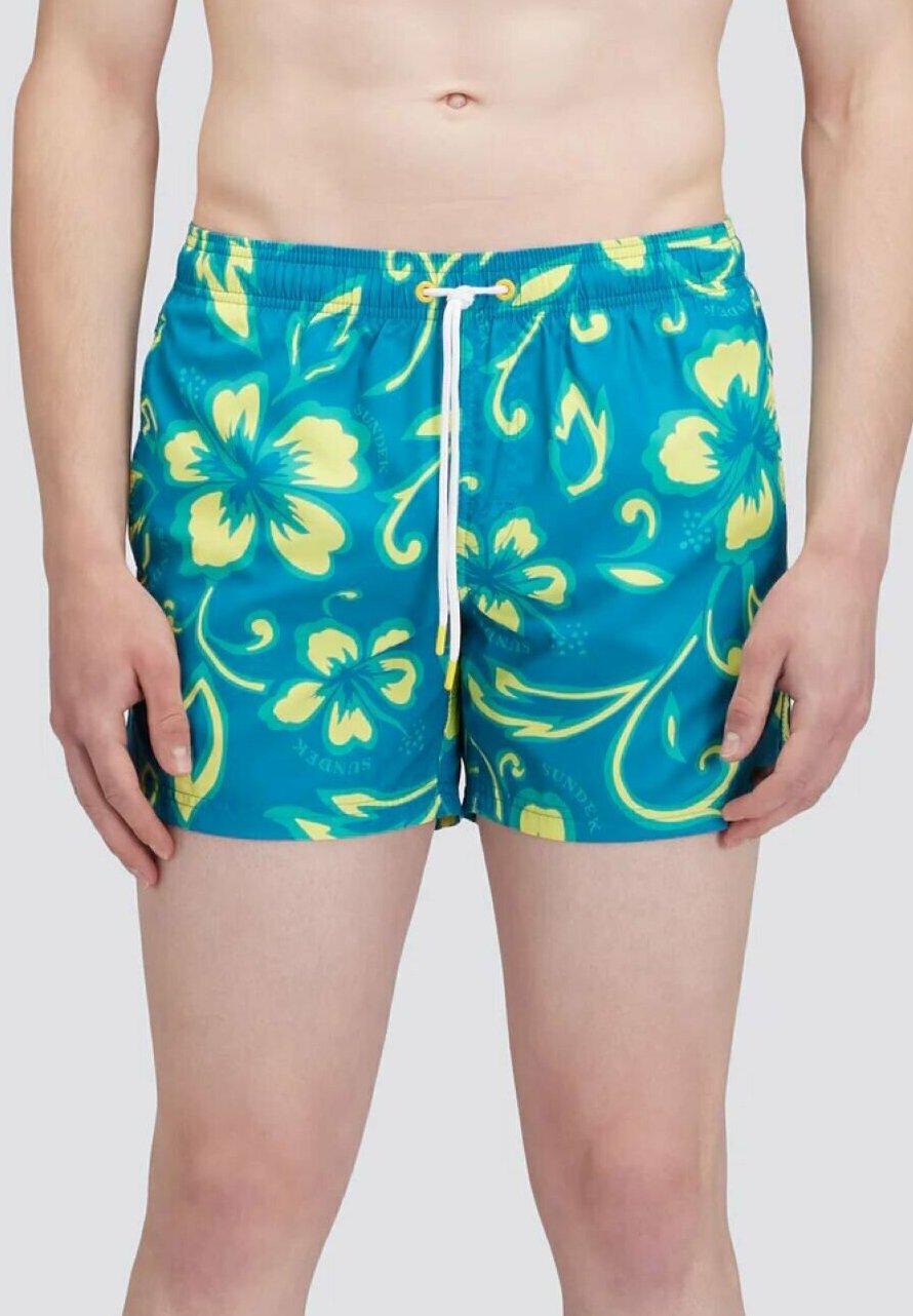 Sundek Swimming shorts green/turquoise Zalando