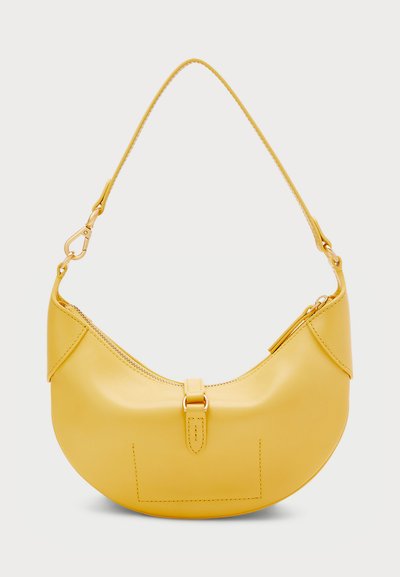 Polo Ralph Lauren POLO ID CALFSKIN MINI SHOULDER BAG - Geantă de mână - mustard