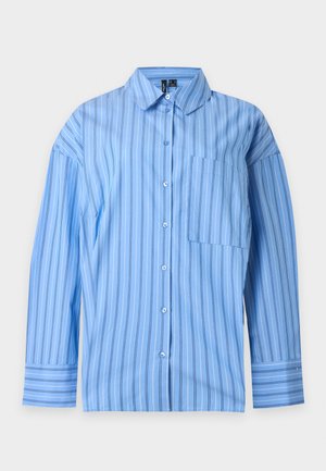 Vero Moda Curve, VMCGINA BELT LS SHIRT WVN CUR - Hemdbluse - provence
