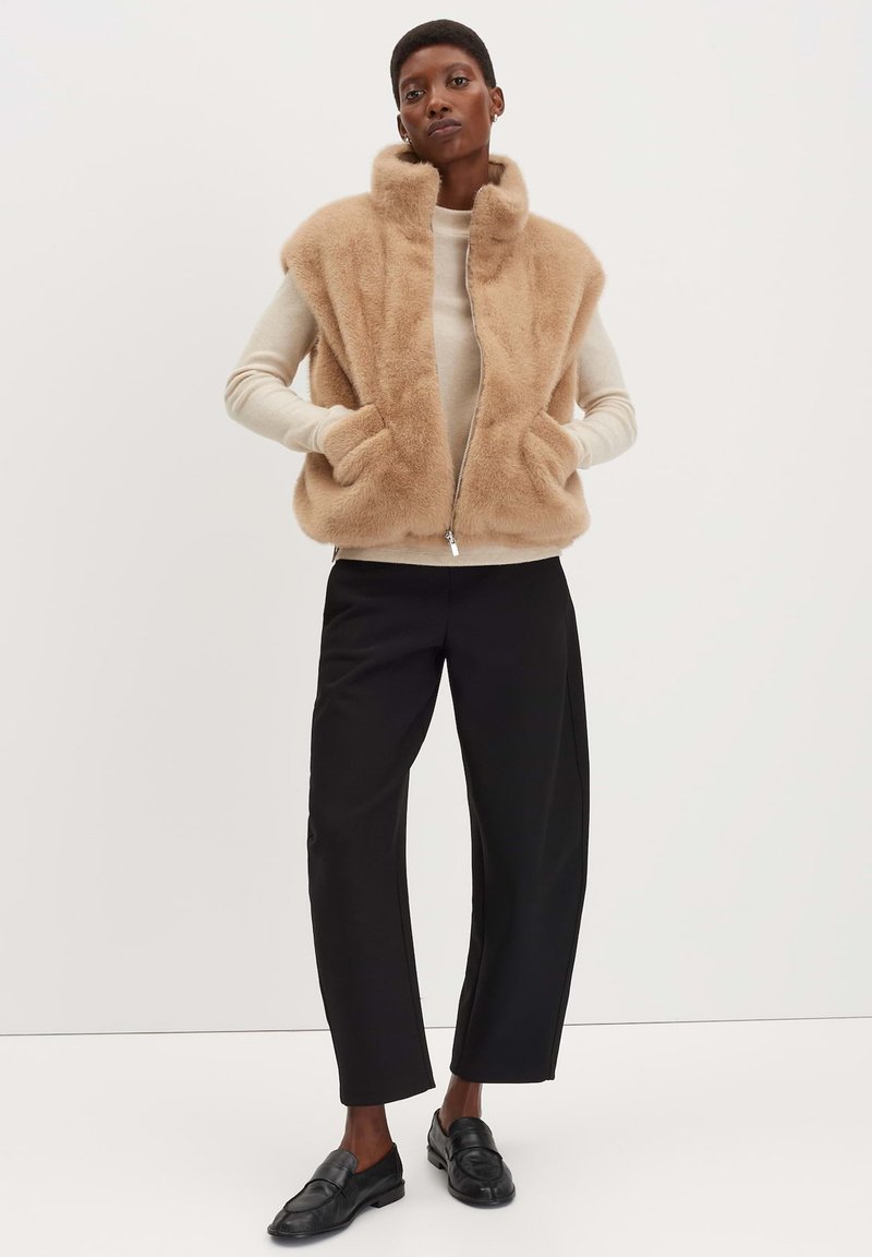 Gilet Polaire Réversible Femme - Sans Manches, Chaud Et Léger - Idéal Mi-saison Et Hiver - Coupe Ajustée