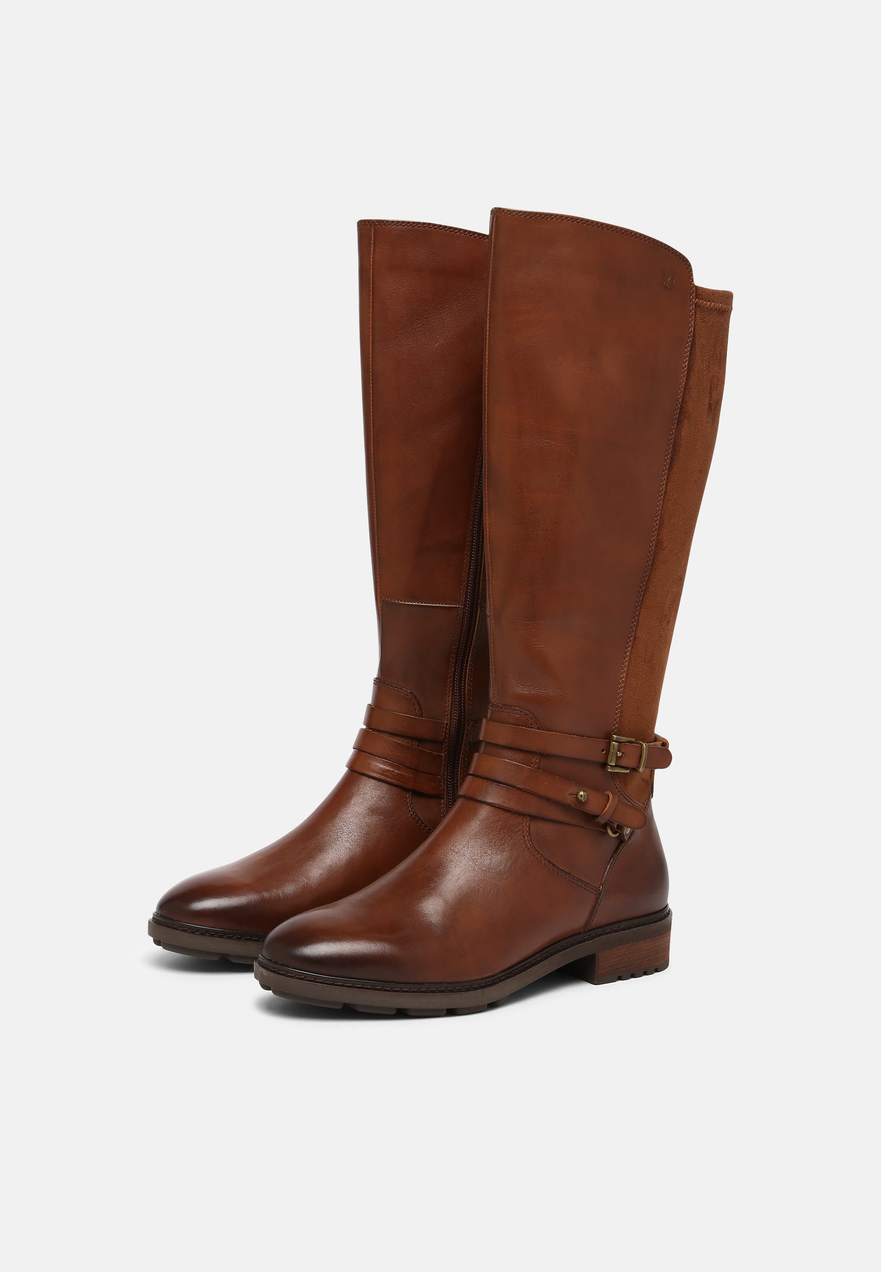 caprice boots cognac