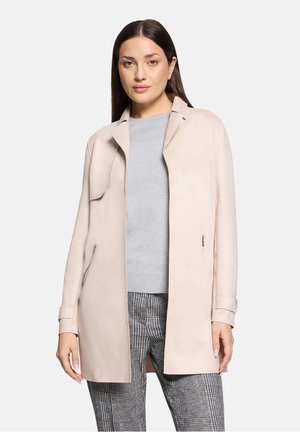 LONG MIT REVERSKRAGEN - Manteau court - grau