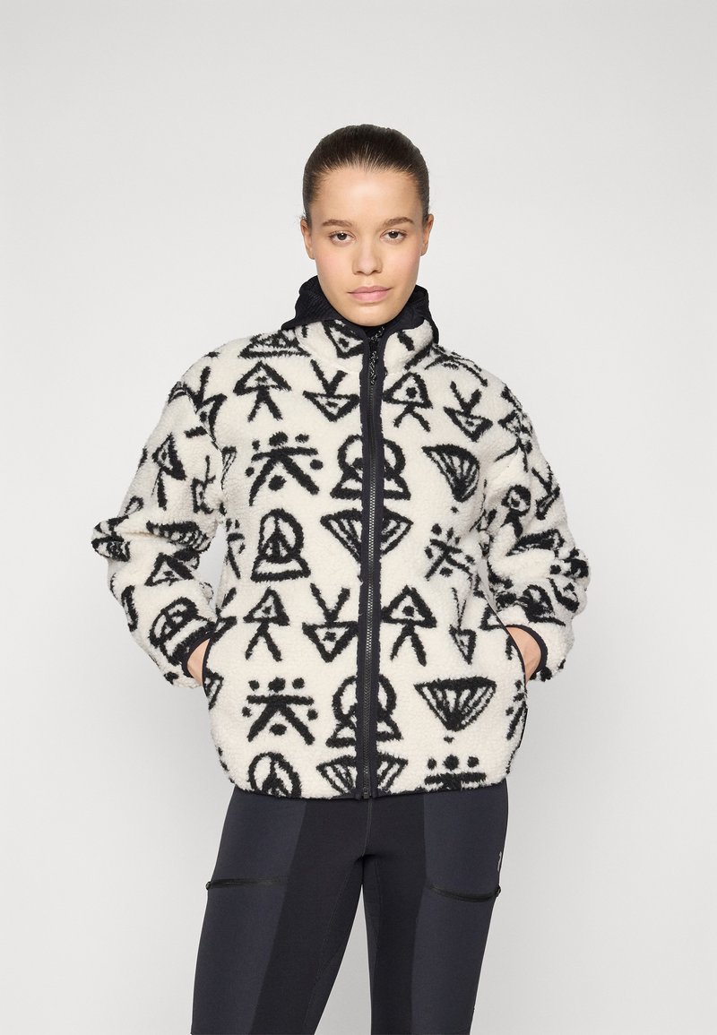 Peak Performance GRAPHIC JACKET - Fleecová bunda - offwhite