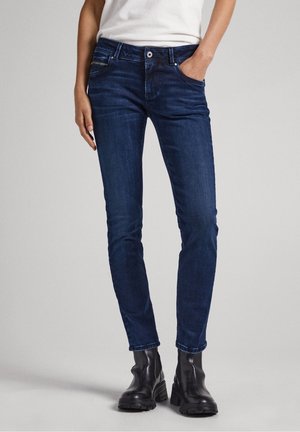 Jean slim - blue-black denim