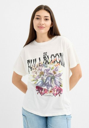 ESTAMPADO FLORAL - Camiseta estampada - blanco