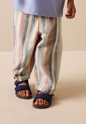 Next, REGULAR FIT - WIDE FIT PULL ON - Stoffhose - multi stripe