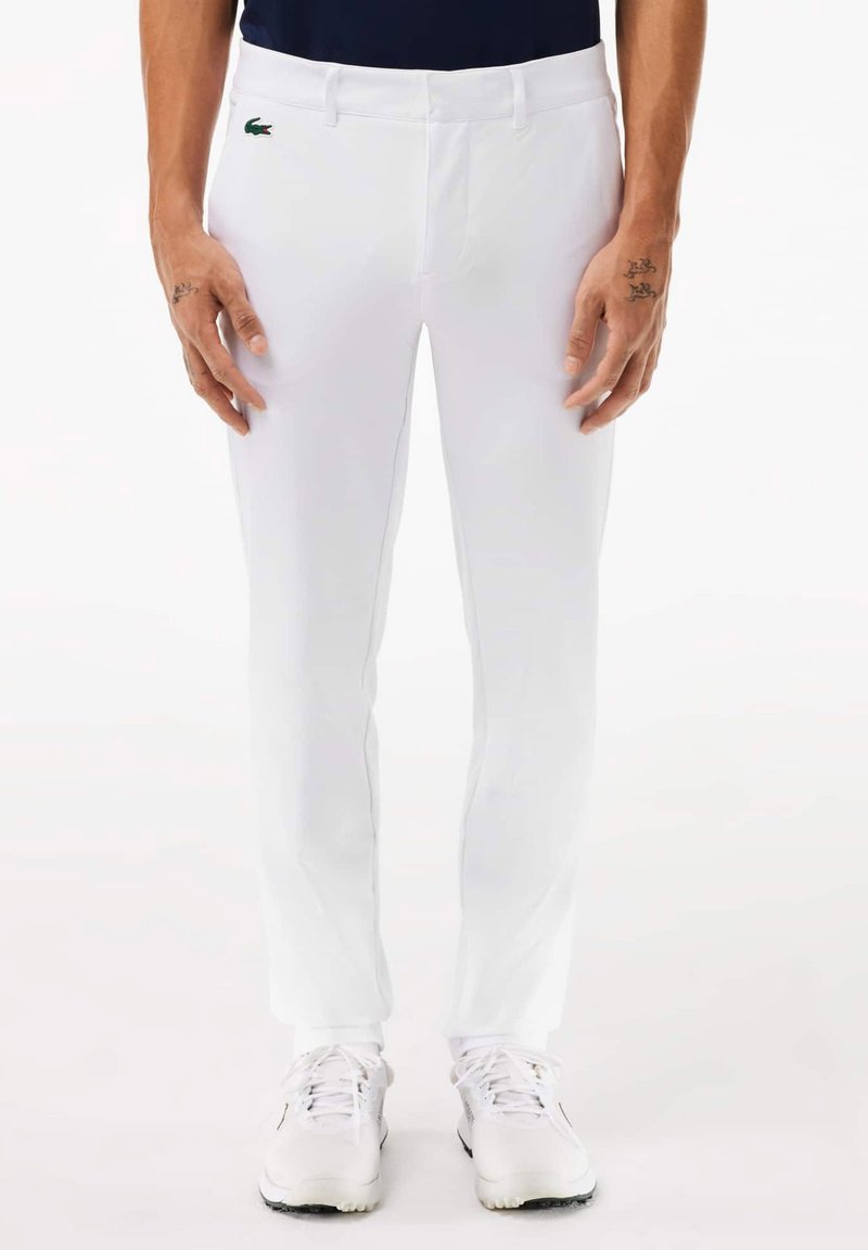 Lacoste Stoffhose - blanc