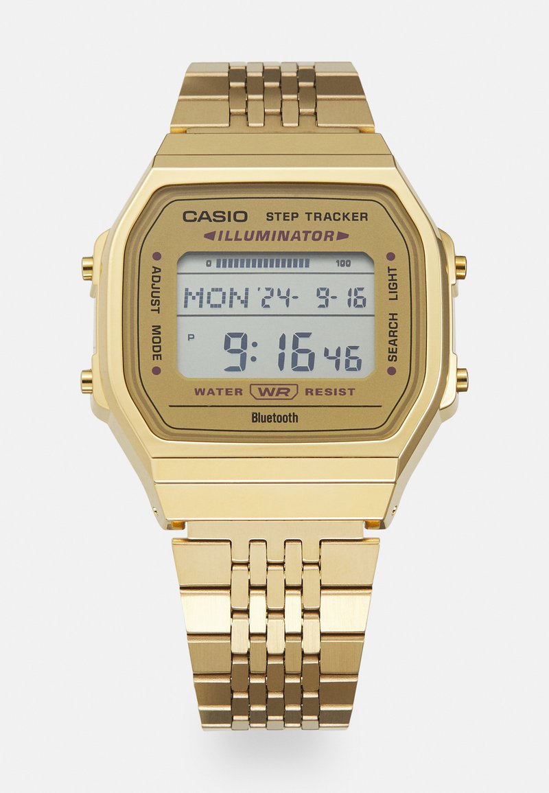 Casio STEP TRACKER UNISEX - Digitaluhr - gold-coloured/goldfarben - Zalando