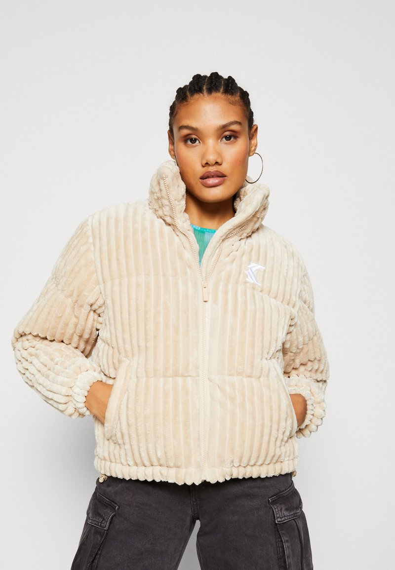 Karl Kani FUZZY PUFFER JACKET Winter jacket off white/offwhite