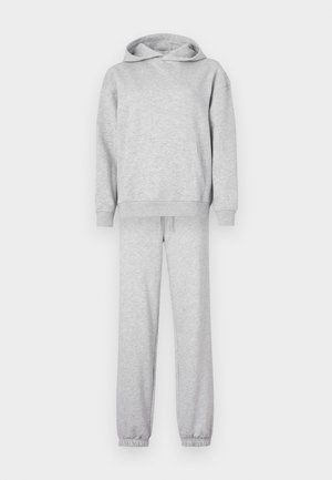 Even&Odd by Zalando TRACKSUIT SET - Jogginghose - mottled light grey
