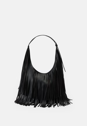 FRINGE BAG - Velika torba - black
