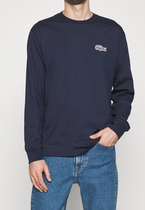 Langærmet T-shirt - dark blue