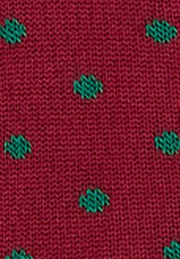 Gallo SUPER WITH POLKA DOT PATTERN - Calze - carminio menta