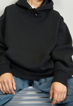 Felpa con cappuccio - black