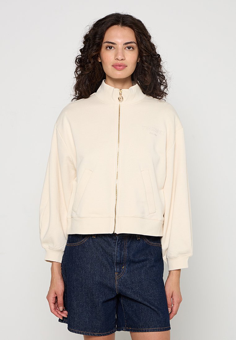 TWINSET Sweater met rits crème