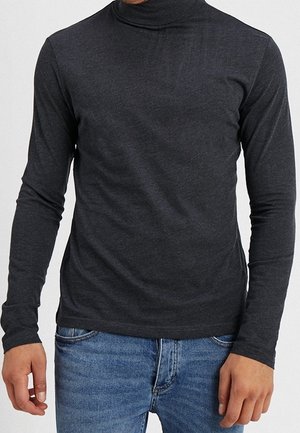 Long sleeved top - mottled dark grey