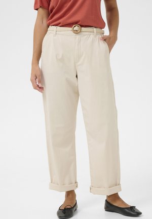 Cream LORRAINE - Trousers - perfectly pale