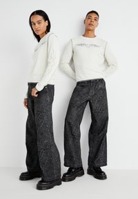 Jaded London OVERDYED UNISEX - Calças de ganga folgadas - grey